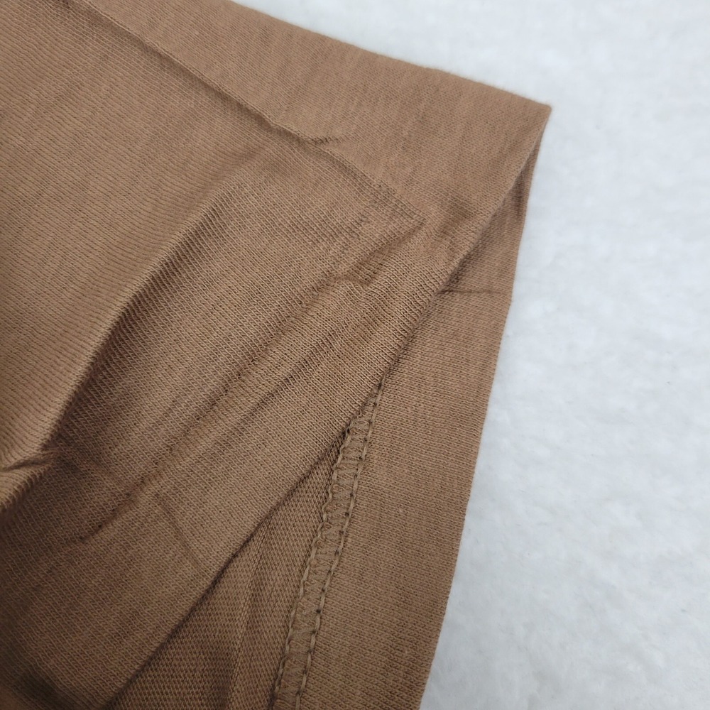 VTG Olympic Mills Corp Military Brown PT Shirt Mens Medium M 38-40 Single Stitch - Picture 7 of 9